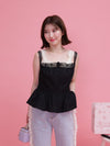 Rosy Lace Cami Tops