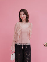 Sheer Blouse Set