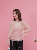 Sheer Blouse Set