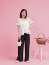 Chiffon Frill Blouse
