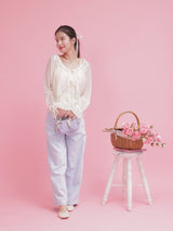 Sheer Blouse Set