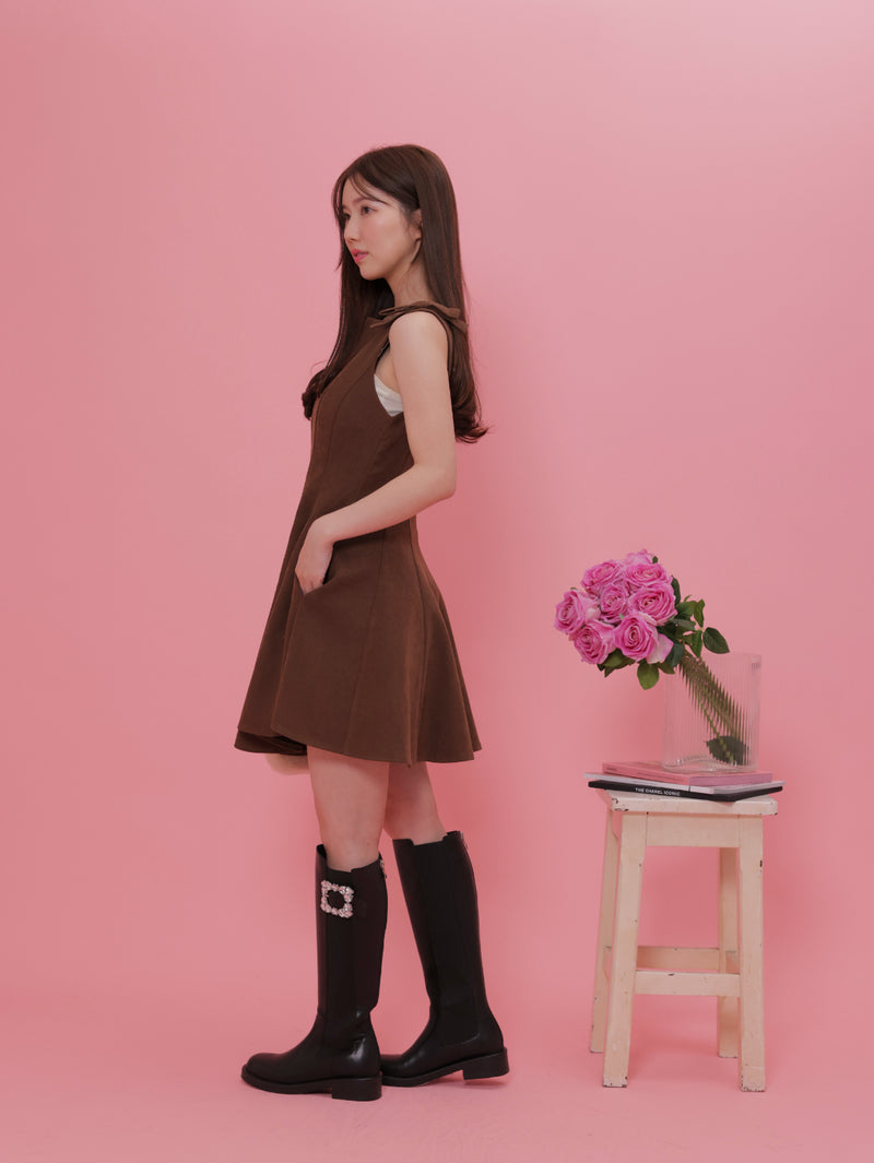 Shoulder Ribbon Dress