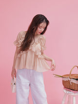 Chiffon Frill Blouse