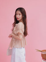 Chiffon Frill Blouse