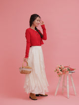 Rose Cherry Knit Set