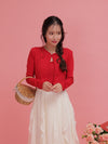 Rose Cherry Knit Set