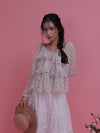Dot Layered Blouse