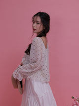 Dot Layered Blouse