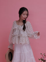 Dot Layered Blouse