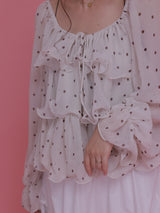 Dot Layered Blouse