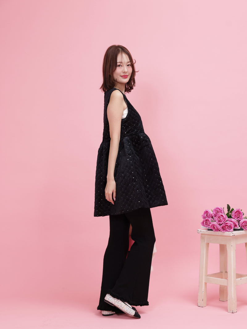 Glitter Velour Dress