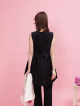 Glitter Velour Dress