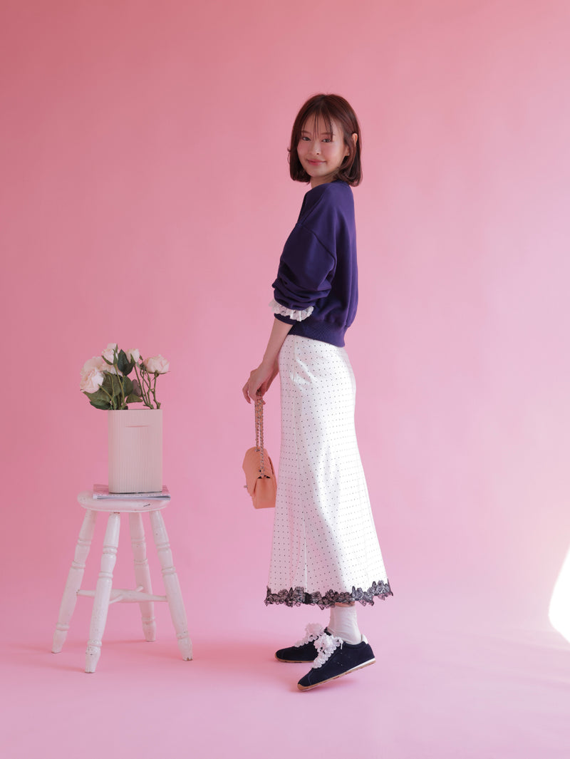 Heart Frill Sweater