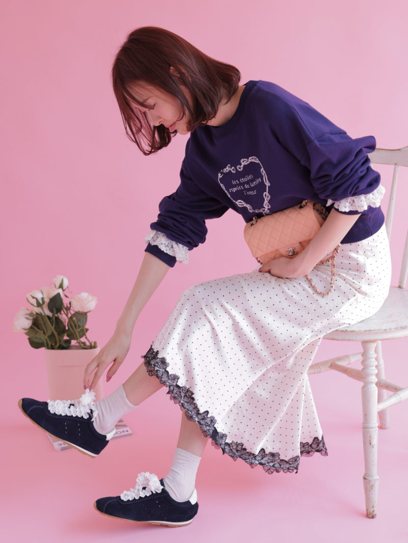 Heart Frill Sweater