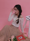 Boat Neck Lace Inner