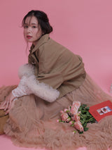 【PRE ORDER】Tulle Trench Jk