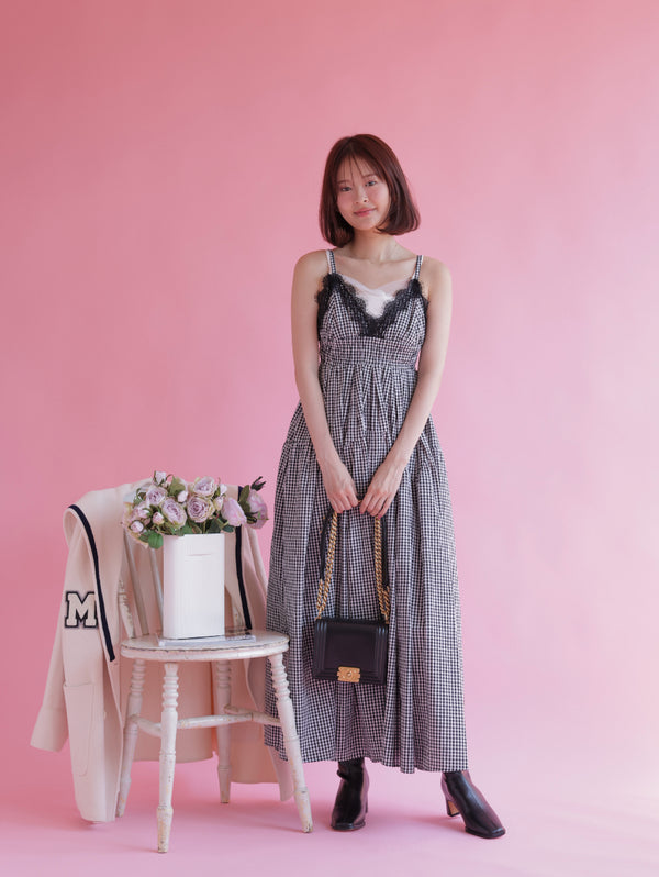Gingham Long Dress