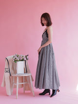 Gingham Long Dress