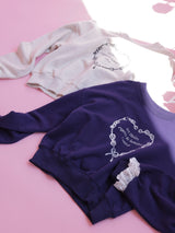 Heart Frill Sweater