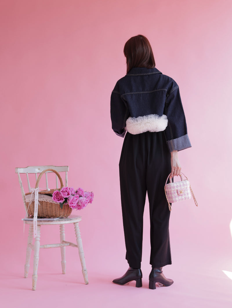 Tulle Denim Jacket