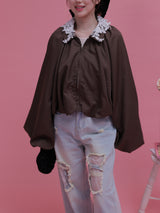 【PRE ORDER】Lacy Balloon Jumper
