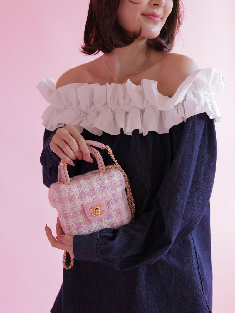 Denim Frill Tops