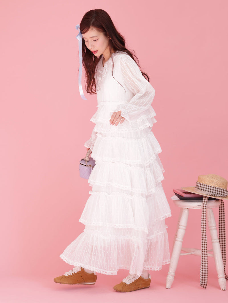 【新品タグ付】MAISON MARBLE Bianca Tiered Dress 再販】Bianca Tiered Dress – MAISON MARBLE