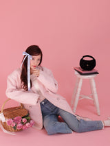 Tina Pink Tweed Jacket - MAISON MARBLE