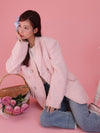 Tina Pink Tweed Jacket - MAISON MARBLE