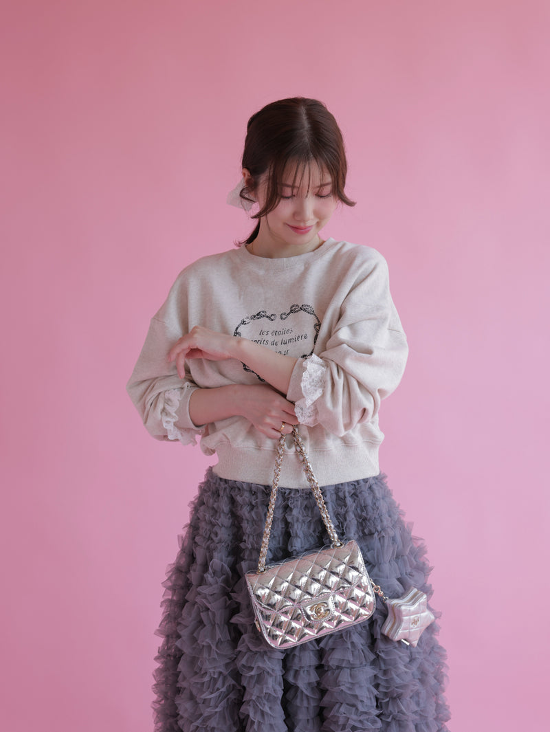 Heart Frill Sweater