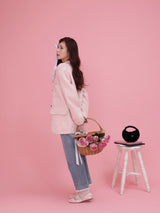 Tina Pink Tweed Jacket - MAISON MARBLE