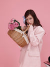 Tina Pink Tweed Jacket - MAISON MARBLE