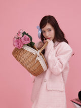 Tina Pink Tweed Jacket - MAISON MARBLE