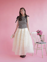 Gingham Ribbon Tops