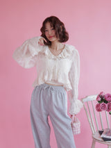 Frill Crop Blouse