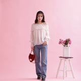 Gather Sheer Blouse