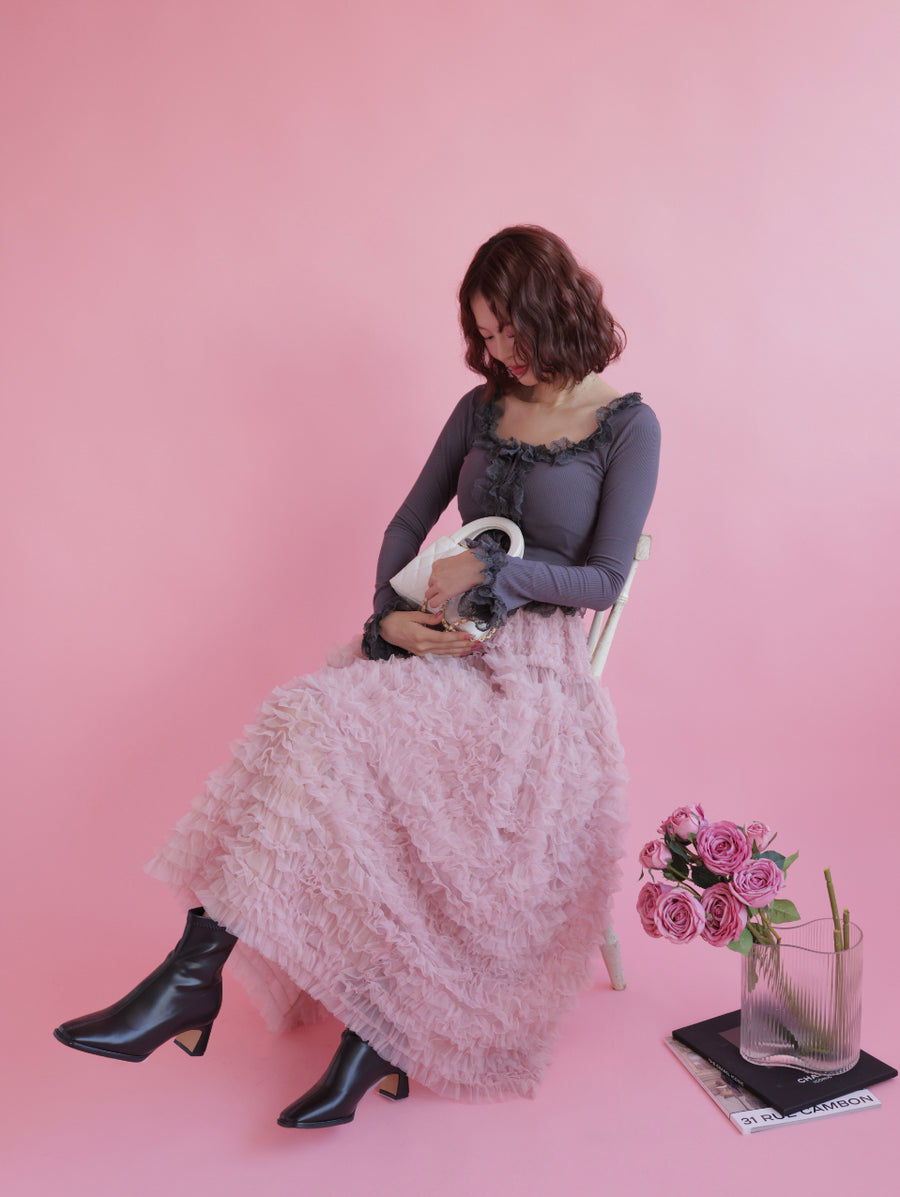 在庫調整】Parisienne Tulle Skirt