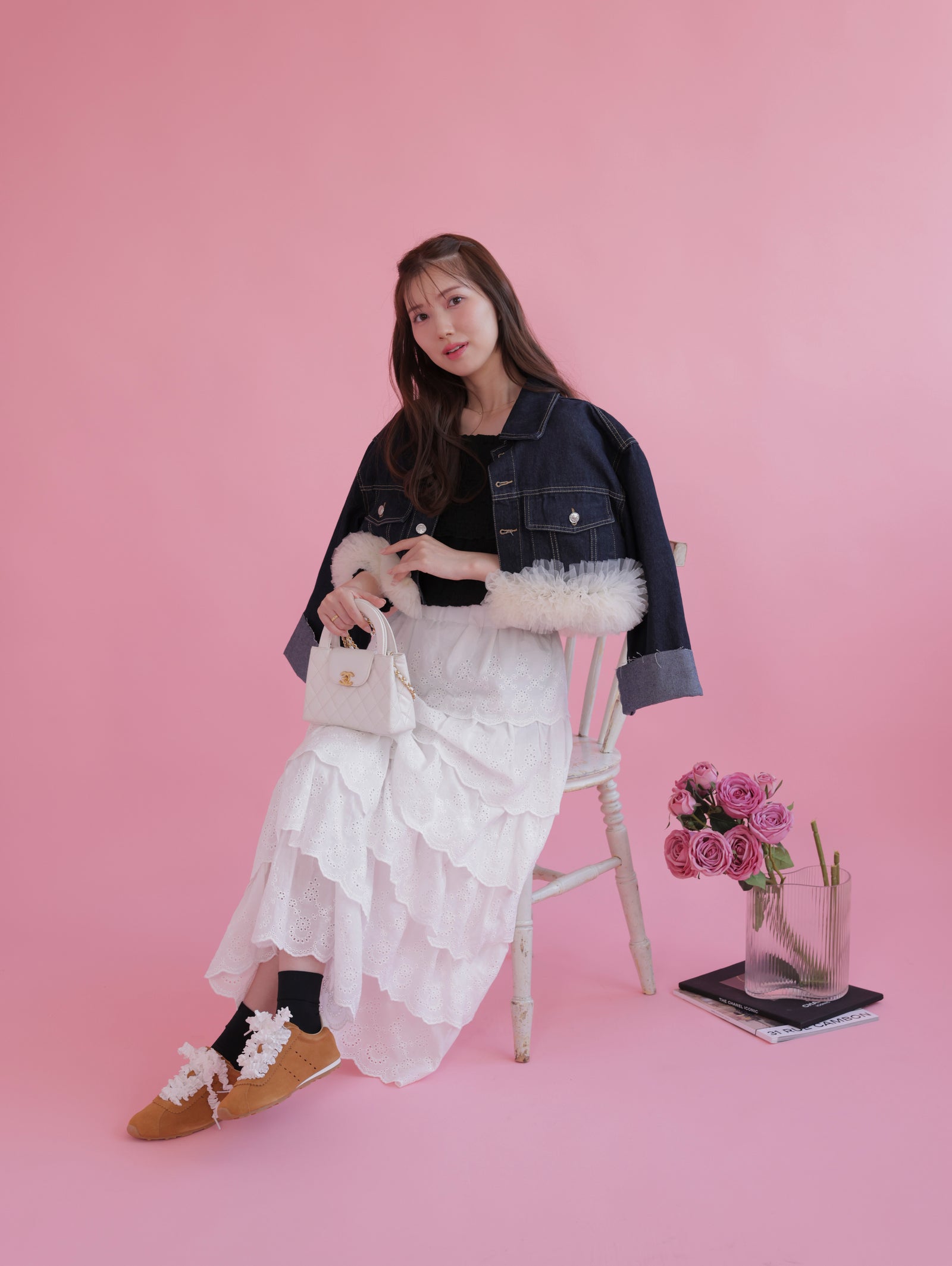 Resale] Tulle Denim Jacket – MAISON MARBLE