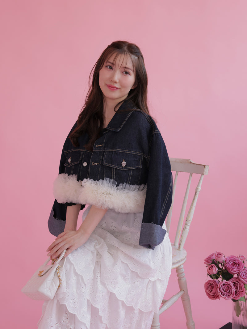 Tulle Denim Jacket