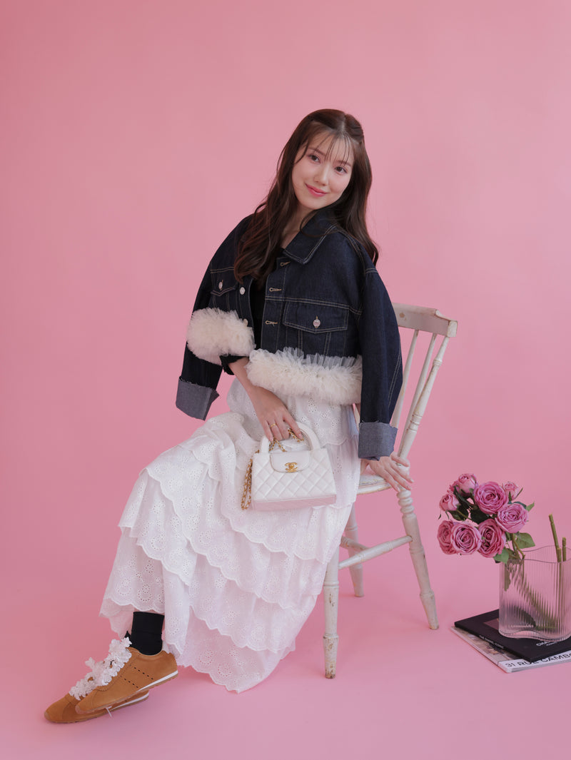 Tulle Denim Jacket
