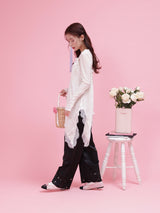 Flower Patch Satin Pants - MAISON MARBLE