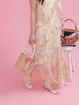 One Shoulder Fleur Dress