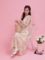 One Shoulder Fleur Dress