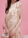 One Shoulder Fleur Dress