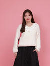 【在庫調整】Scallop Glitter Knit