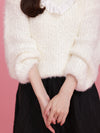 【在庫調整】Scallop Glitter Knit