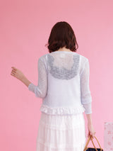 Sheer Pearl Cardigan
