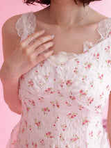 Mini Rose Frill Dress