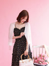 Black Floral Cami Dress