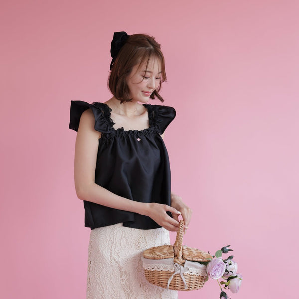 Lacy Angel Blouse Pink – MAISON MARBLE